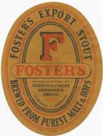 Fosters export stout