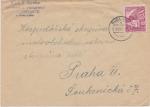 1947 provizorní razítko Ruda nad Moravou