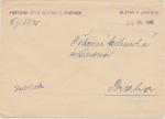 1945 poštovní úřad Blatno u Jesenice 
