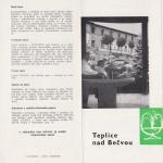 Brožura Lázně Teplice nad Bečvou 