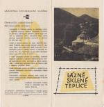 Brožura Lázně Sklené Teplice 