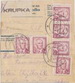 1945 provizorní razítko Krupka