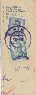 1946 provizorní razítko Krs