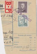 1947 provizorní razítko Vyškov 2 - Dědice