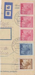 1945 provizorní razítko Výprachtice