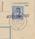 1946 provizorní razítko Josefova huť