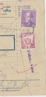 1946 provizorní razítko Poběžovice