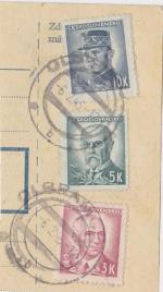 1946 provizorní razítko Olbramov