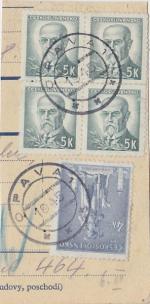 1945 provizorní razítko Opava 1