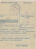 1948 provizorní razítko Oroska