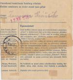 1945 provizorní razítko Krupka