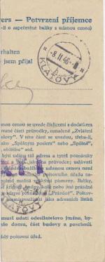 1946 provizorní razítko Všeruby u Kdyně