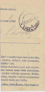 1945 provizorní razítko Opava 1