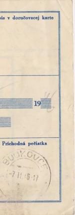 1946 poštový úrad Sobrance