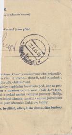 1945 provizorní razítko Varnsdorf