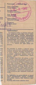 1945 provizorní razítko Praha 4