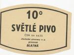 10° světlé pivo