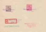 1945 R dopis provizorní razítko Starý Habendorf
