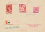 1945 R dopis poštovní úřad Mladecko 