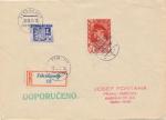1945 R dopis provizorní razítko Zákamenné
