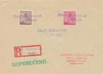 1945 R dopis provizorní razítko Starý Habendorf