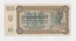 1942, 20 Korun slovenských - vzácná série Nz 11
