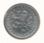 1946, 1 Kčs - koruna 0/0