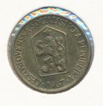 1967, 1 Koruna - 1 Kčs