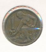 1963, 1 Koruna - 1 Kčs