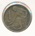 1962, 1 Koruna - 1 Kčs