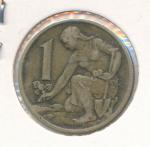 1962, 1 Koruna - 1 Kčs
