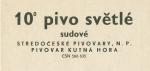 10° pivo sudové