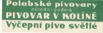 Výčepní pivo světlé