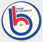 Nálepka hotel Bratislava