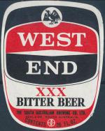 West End - XXX bitter beer 