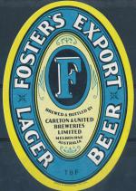Foster´s Export - Lager Beer 