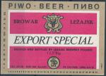 Piwo Export Special - Leżajsk