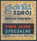 Piwo Gorski Zdrój - Boguszów