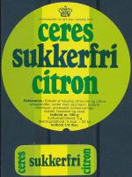 Sukkerfri Citron - Ceres