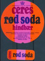 Rod Soda Hindbær - Ceres