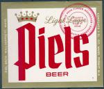 Light Lager Piels Beer 
