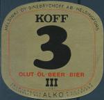 Koff 3 Bier - Helsingfors