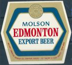 Molson Edmonton Export Beer