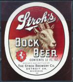 Stroh´s Bock Beer