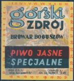 Piwo Jasne Specjalne - Boguszów