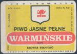 Piwo Warmińskie - Braniewo