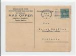 1938, Praha, M. Offer - záclonové tyče, kovové zboží