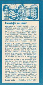 Pamatujte na zimu! - ocet, líh 