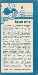 Čištění skvrn - čistý líh
