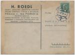Praha, H. Roedl - trubky, armatury, obráb. stroje
